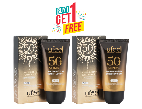 Ufeel Whitening Sun Screen Lotion (50gm) BUY 1 GET 1