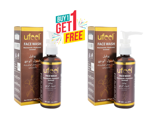 Niacinamide + Hyaluronic Enriched Face Wash (100gm) BUY 1 GET 1